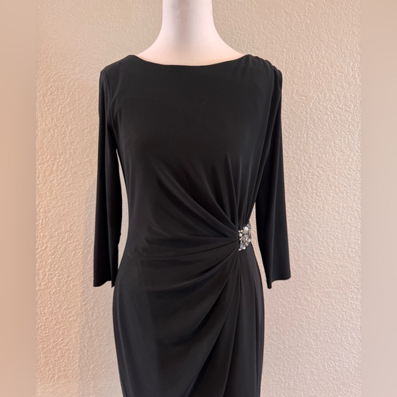 Evan-Picone Black Label Sheath Cocktail Dress – Size 6 - Picture 2 of 12